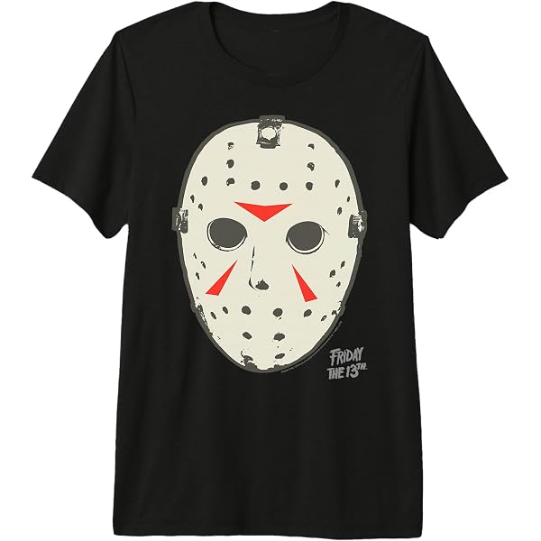 Amazon.com: Friday The 13th Jason Blue Line Mask Premium T-Shirt